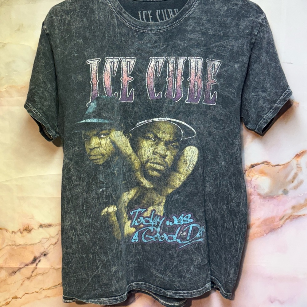 Vintage Ice Cube “Today Was‎ A Good Day” Black Short Sleeve Tee